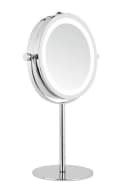 DEUSENFELD Kosmetikspiegel SL10CB Standspiegel LED Beleuchtung 10x Vergrößerung Bild 2