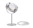 DEUSENFELD Kosmetikspiegel SL10CB Standspiegel LED Beleuchtung 10x Vergrößerung Bild 3