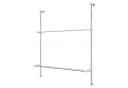 DEUSENFELD Handtuchhalter ZHD600C, verstellbar, für 4-8mm Glaswand, Edelstahl 304 Bild 1