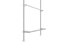 DEUSENFELD Handtuchhalter ZHD600C, verstellbar, für 4-8mm Glaswand, Edelstahl 304 Bild 3