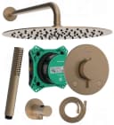 Hansgrohe DuoTurn S Unterputz Duschset PVD brushed bronze mit BOFLER Brauseset Bild 2