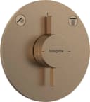 Hansgrohe DuoTurn S Unterputz Duschset PVD Bronze mit BOFLER Regendusche 30cm Bild 1