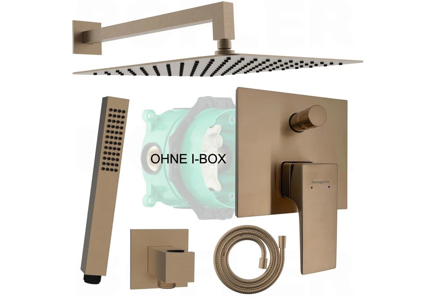 Hansgrohe Duscharmatur Duschsystem PVD Bronze - Bild 2