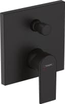 Hansgrohe Vernis Duschanlage Matt Schwarz mit BOFLER Regendusche Bild 1