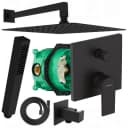 Hansgrohe Duscharmatur Vernis Shape Unterputz Duschset BOFLER Matt Schwarz Bild 2