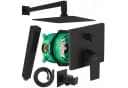 Hansgrohe Vernis Duscharmatur mit BOFLER Brauseset Matt Schwarz Bild 2