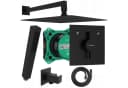 Hansgrohe DuoTurn E Unterputz Duschanlage Matt Schwarz mit BOFLER Regendusche Bild 2
