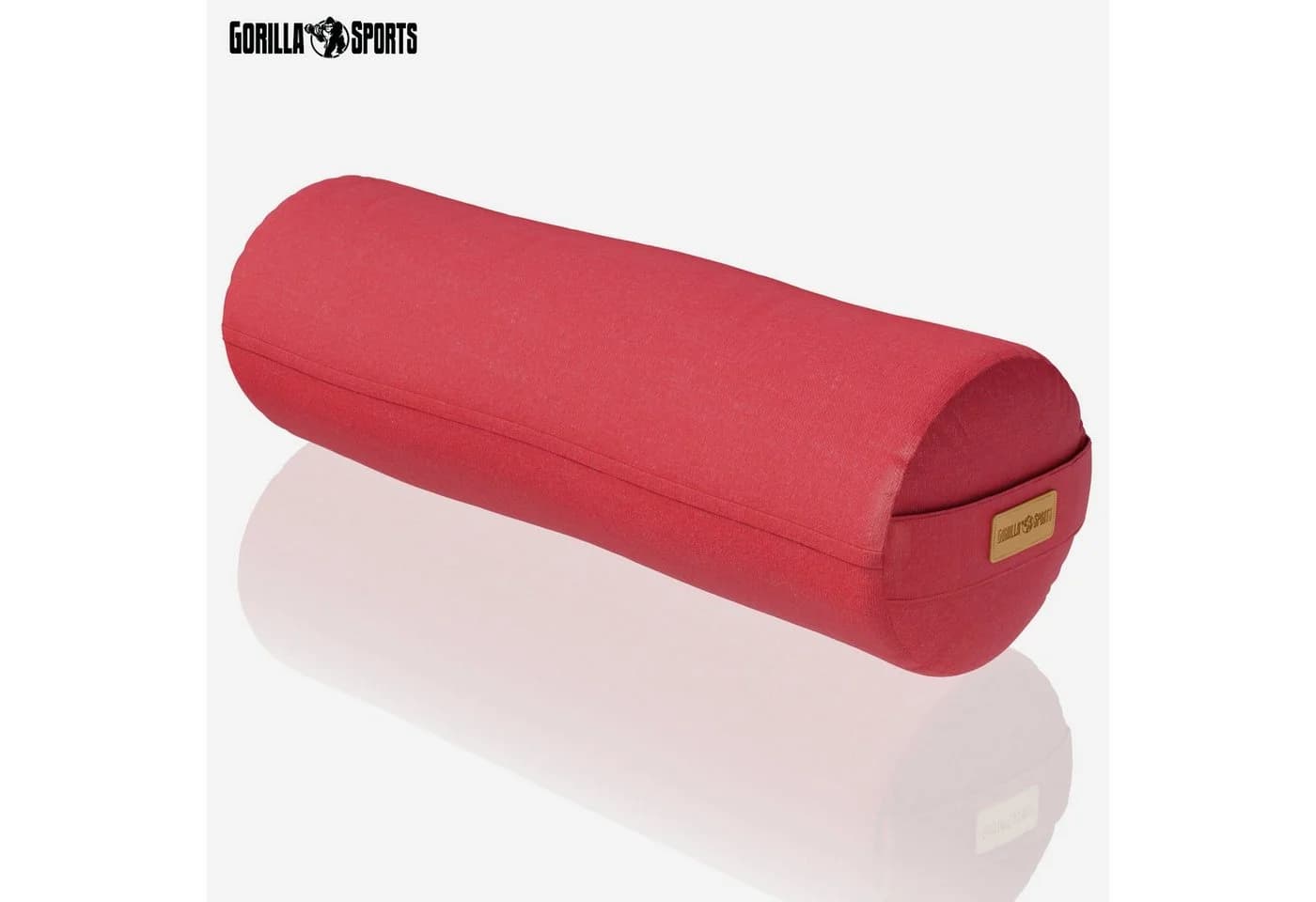 GORILLA SPORTS Yogakissen Yoga Bolster Rot