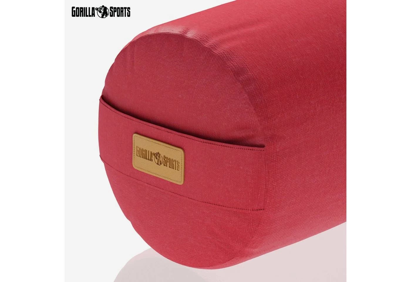 GORILLA SPORTS Yogakissen Yoga Bolster Rot - Bild 5
