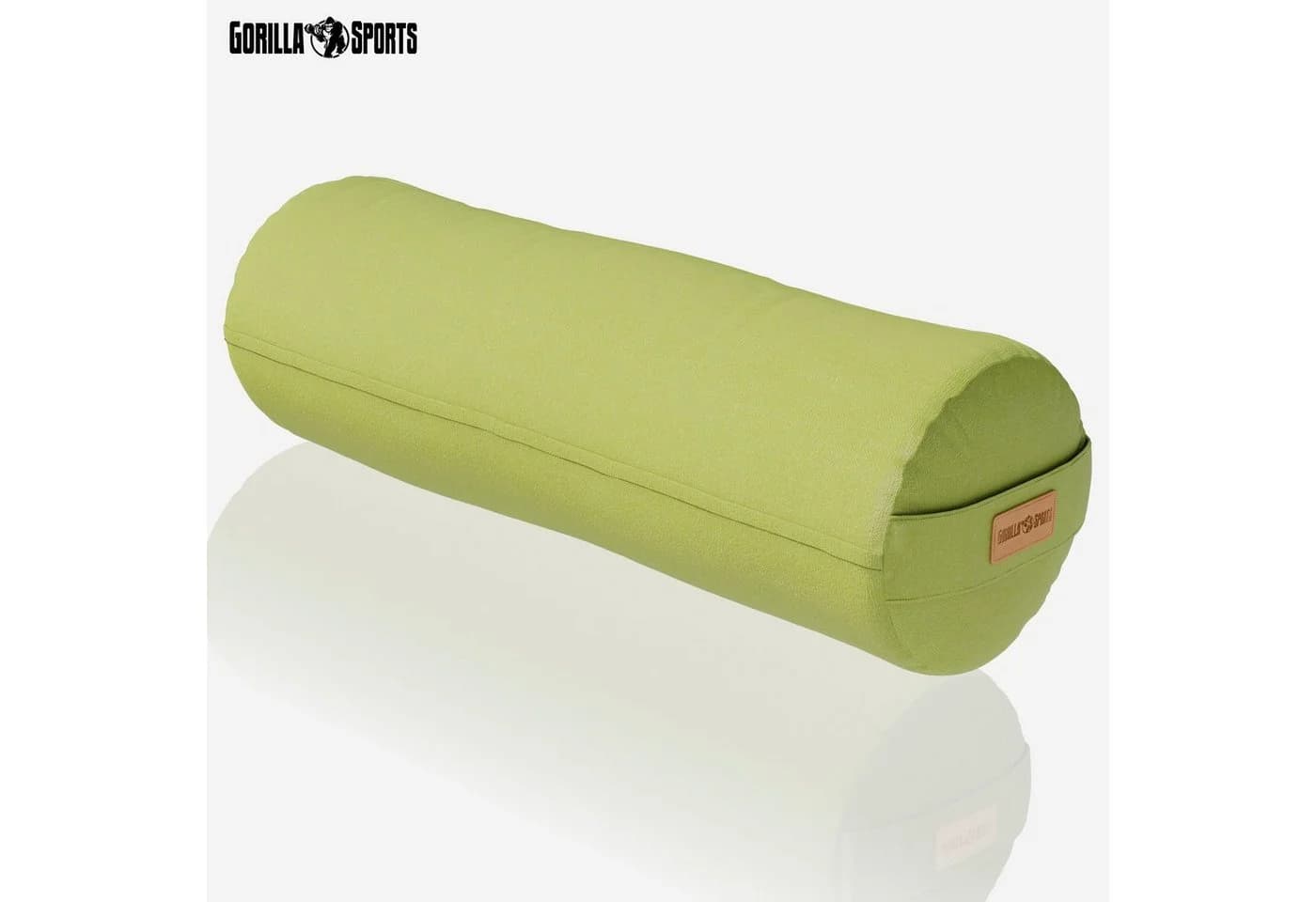 GORILLA SPORTS Yogakissen Grün - Bio Dinkelspelz Füllung