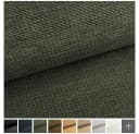 novely® Stoff MUDAU SOFT Chenille-Polsterstoff Olivgrün Bild 3
