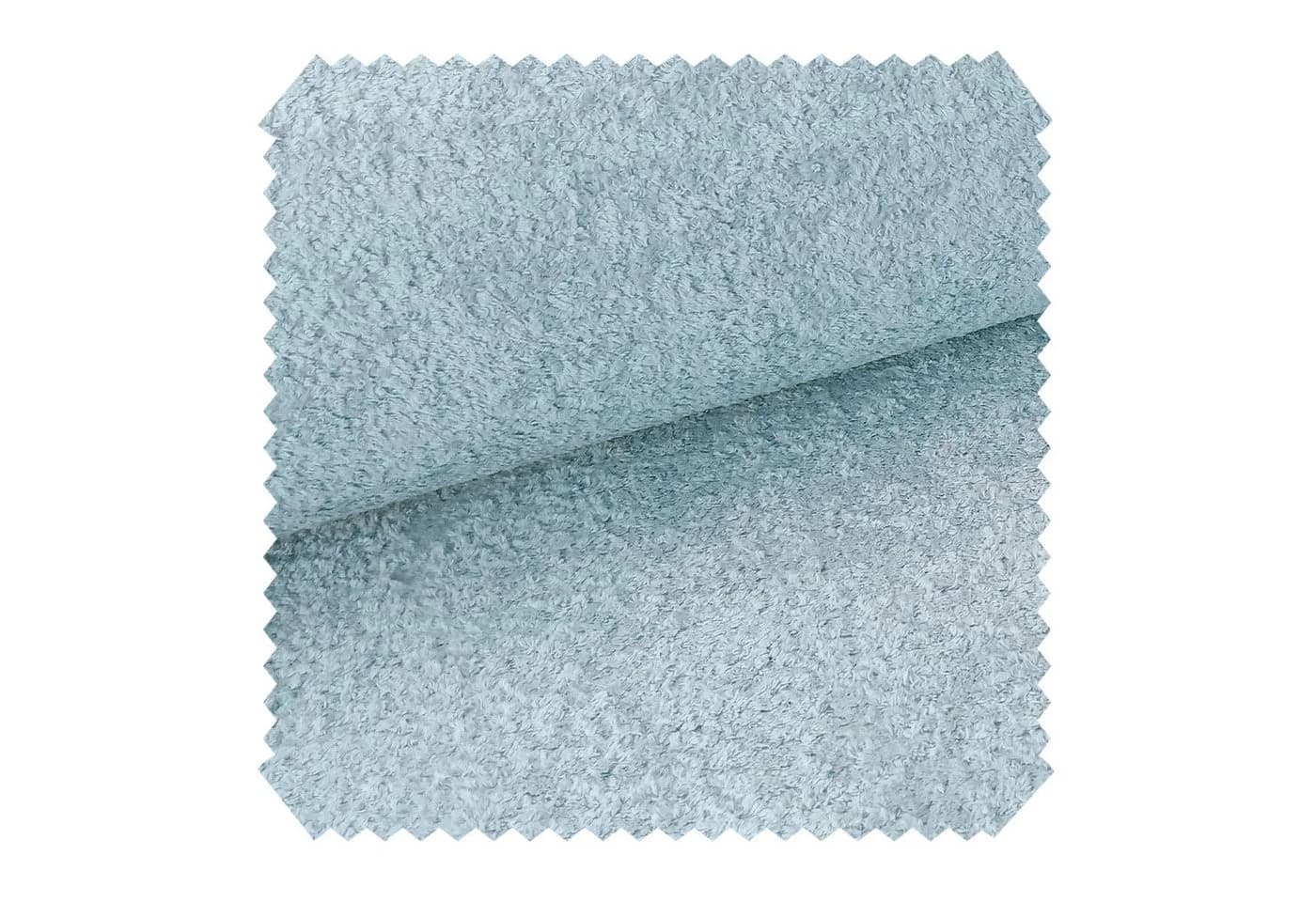 novely® MONIQUE Samtweicher Bouclé-Polsterstoff in Blau - Bild 2