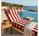 novely® Oxford SUNRISE 420D Stoff Weiß-Rot Wasserdicht UV-beständig Bild 3