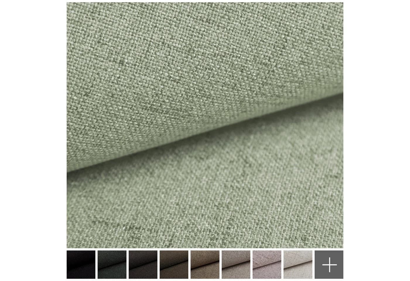 novely® Stoff AUEN Premium Möbelstoff - Robuster Webstoff - Fein Gewebter Polsterstoff, Meliert, Strapazierfähig, Handwebcharakter, Meterware, 1lfm - Bild 3