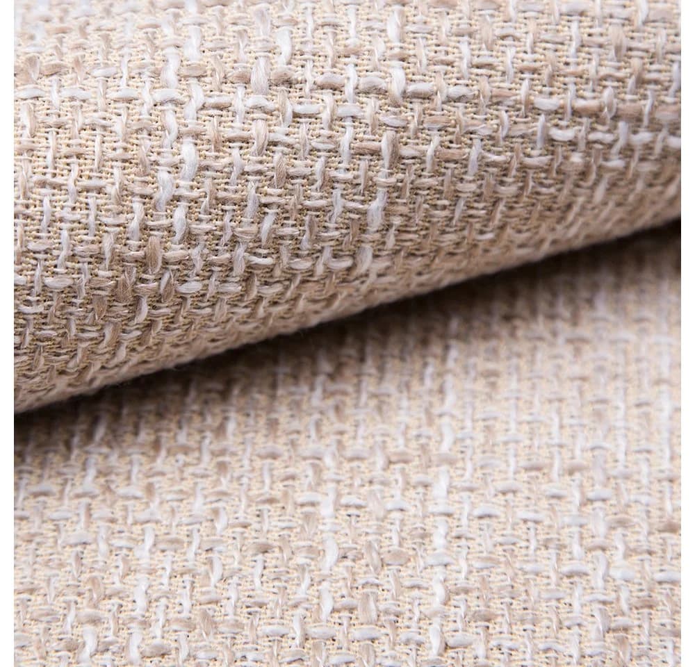 novely® Stoff LANZ Premium Möbelstoff Beige Schwerer Webcharakter - Bild 4