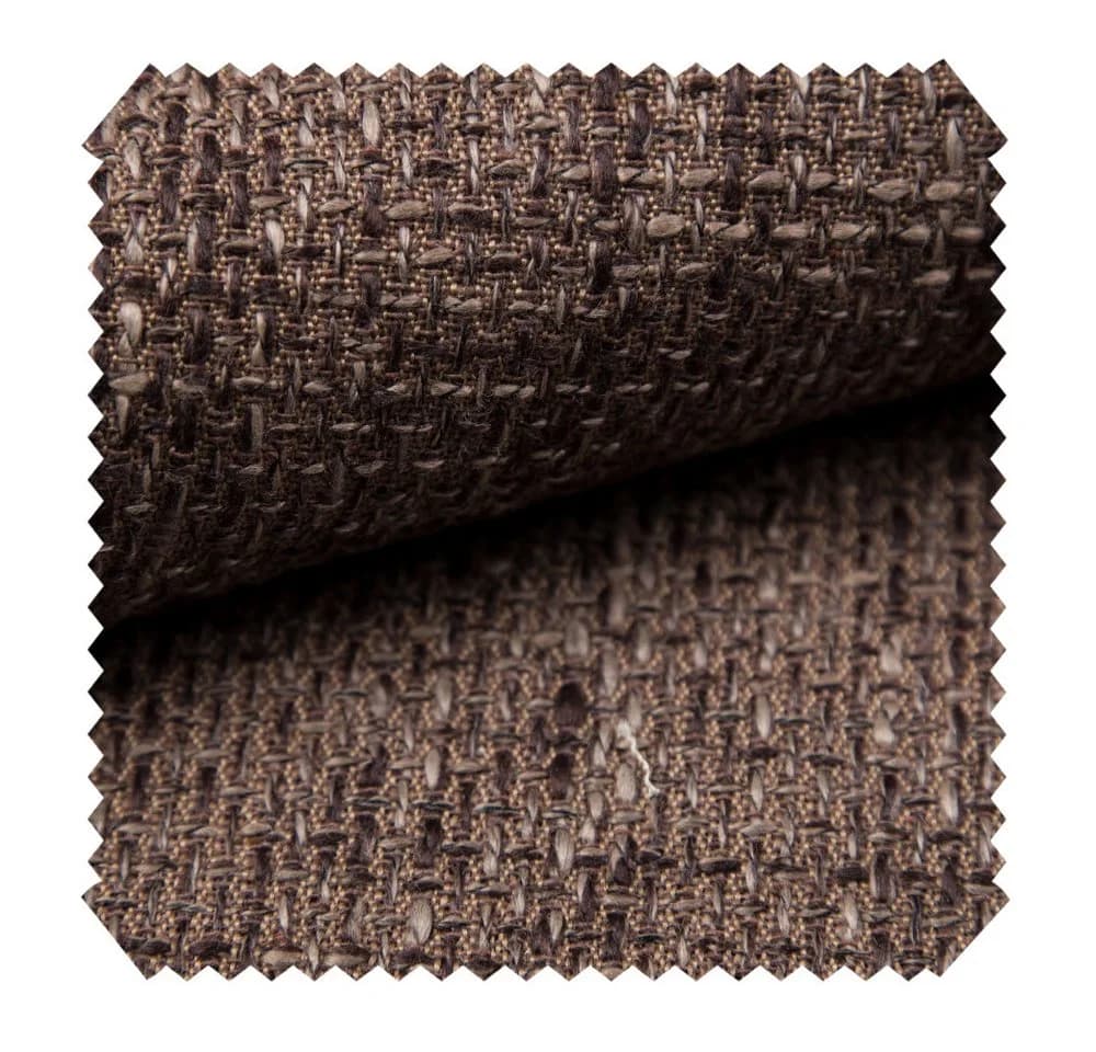 novely® LANZ Premium Möbelstoff Grob Gewebter Polsterstoff Braun - Bild 2