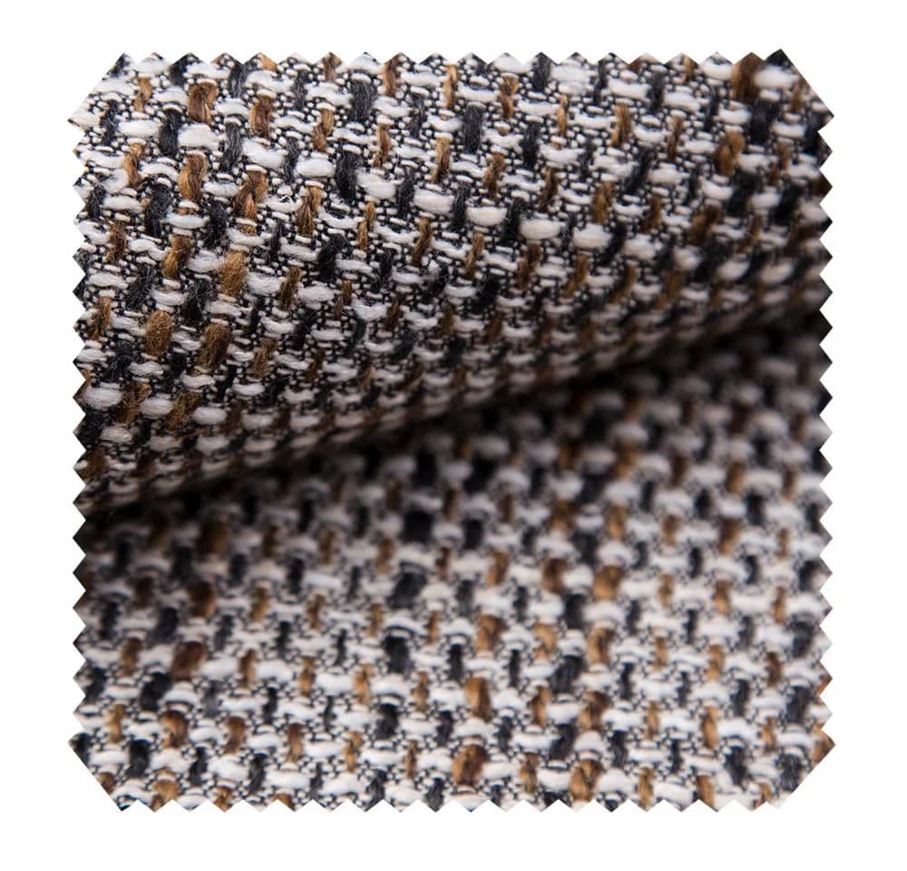novely® LANZ Premium Möbelstoff Grob Gewebter Polsterstoff Beige/Schwarz - Bild 2