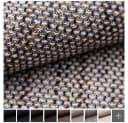novely® LANZ Premium Möbelstoff Grob Gewebter Polsterstoff Beige/Schwarz Bild 3