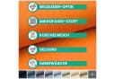 novely® Stoff ALPEN Orange Wildleder-Look Microfaser Polsterstoff Bild 1