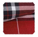 novely® Polsterstoff LONDON Karierter British Style Polyester Rot Bild 2