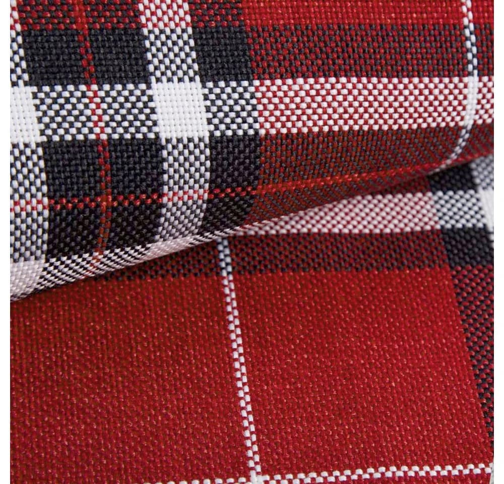 novely® Polsterstoff LONDON Karierter British Style Polyester Rot - Bild 4