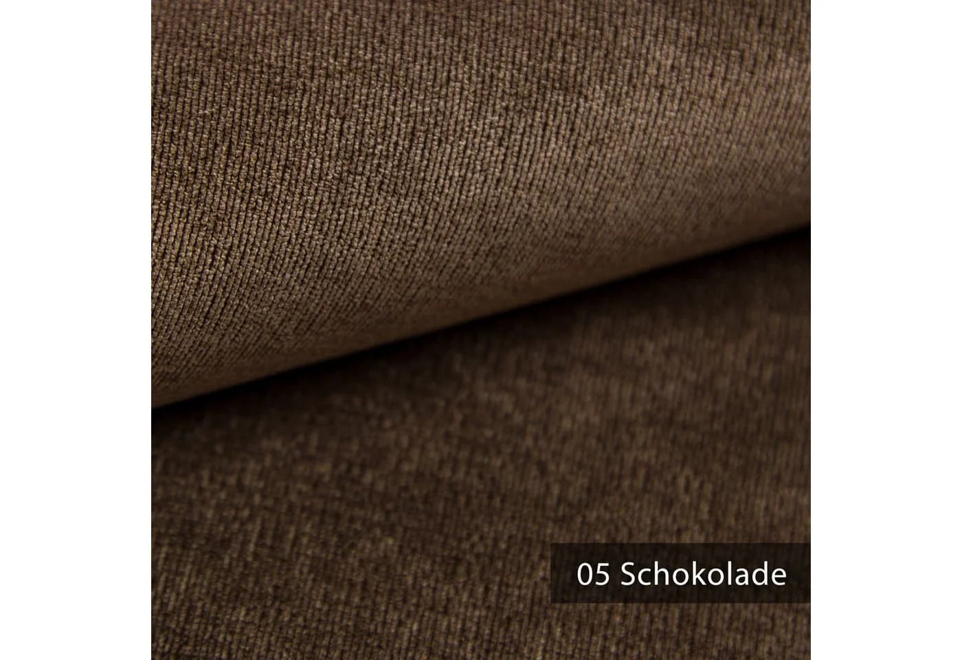 novely® Stoff ISSUM Chenille-Möbelstoff Braun Samtweich Robust