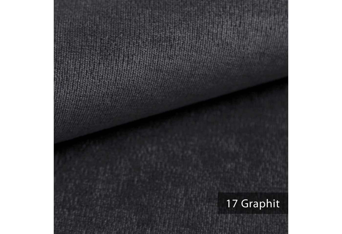 novely® Stoff ISSUM Chenille-Möbelstoff Grau Samtweich Robust