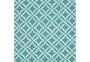 novely® Möbelstoff HANAU EVITA Polyester Petrol Kreise-Rauten-Print Bild 4