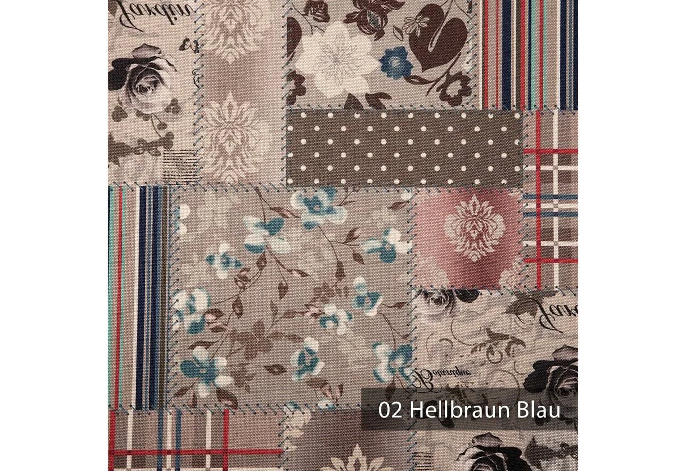 novely® Stoff HANAU VIVIEN Patchwork-Print 148cm