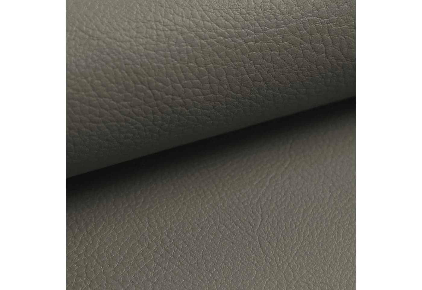 novely® NEUSS Kunstleder Grau Braun Genarbt 140cm Breite - Bild 4