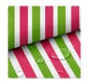 novely® Oxford SUNRISE 420D Stoff Weiß-Grün-Pink Wasserdicht UV-beständig Bild 2