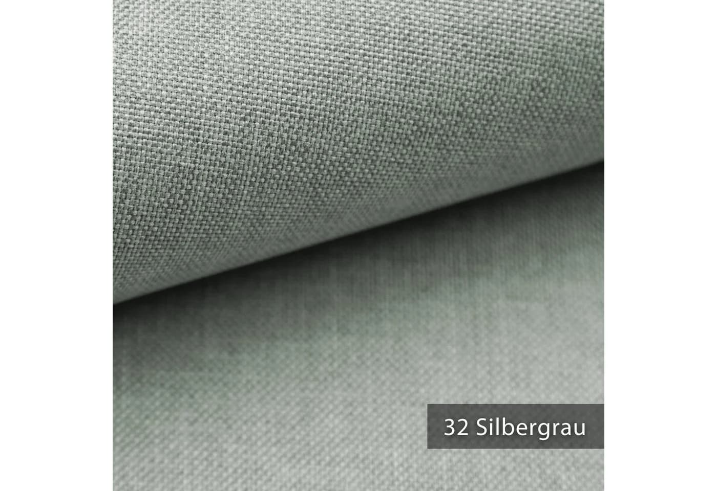 novely® Stoff LUSO Silbergrau - Robuster Polsterstoff Polyester