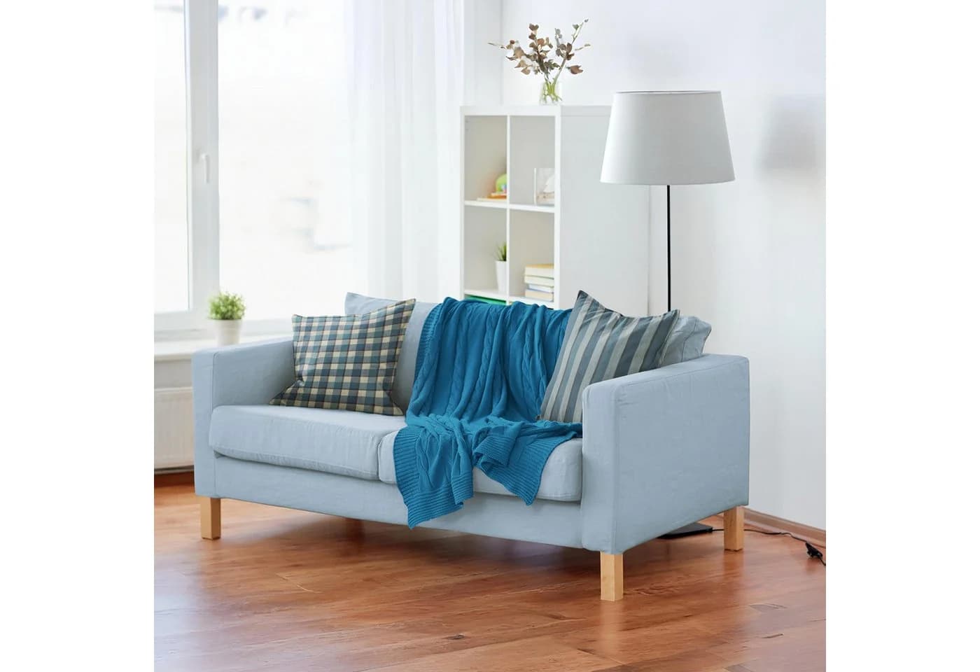 novely® Stoff FINN Kariert/gestreift Polsterstoff 100% Polyester 145 cm - Bild 5
