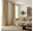 novely® Stoff REVELLO Beige Premium Polsterstoff 1 lfm Bild 4