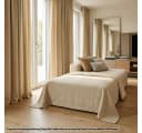 novely® Stoff REVELLO Beige Premium Polsterstoff 1 lfm Bild 5