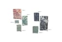 novely® Polsterstoff FLORENZ Leinen-Look Blumenmuster Blau Bild 5