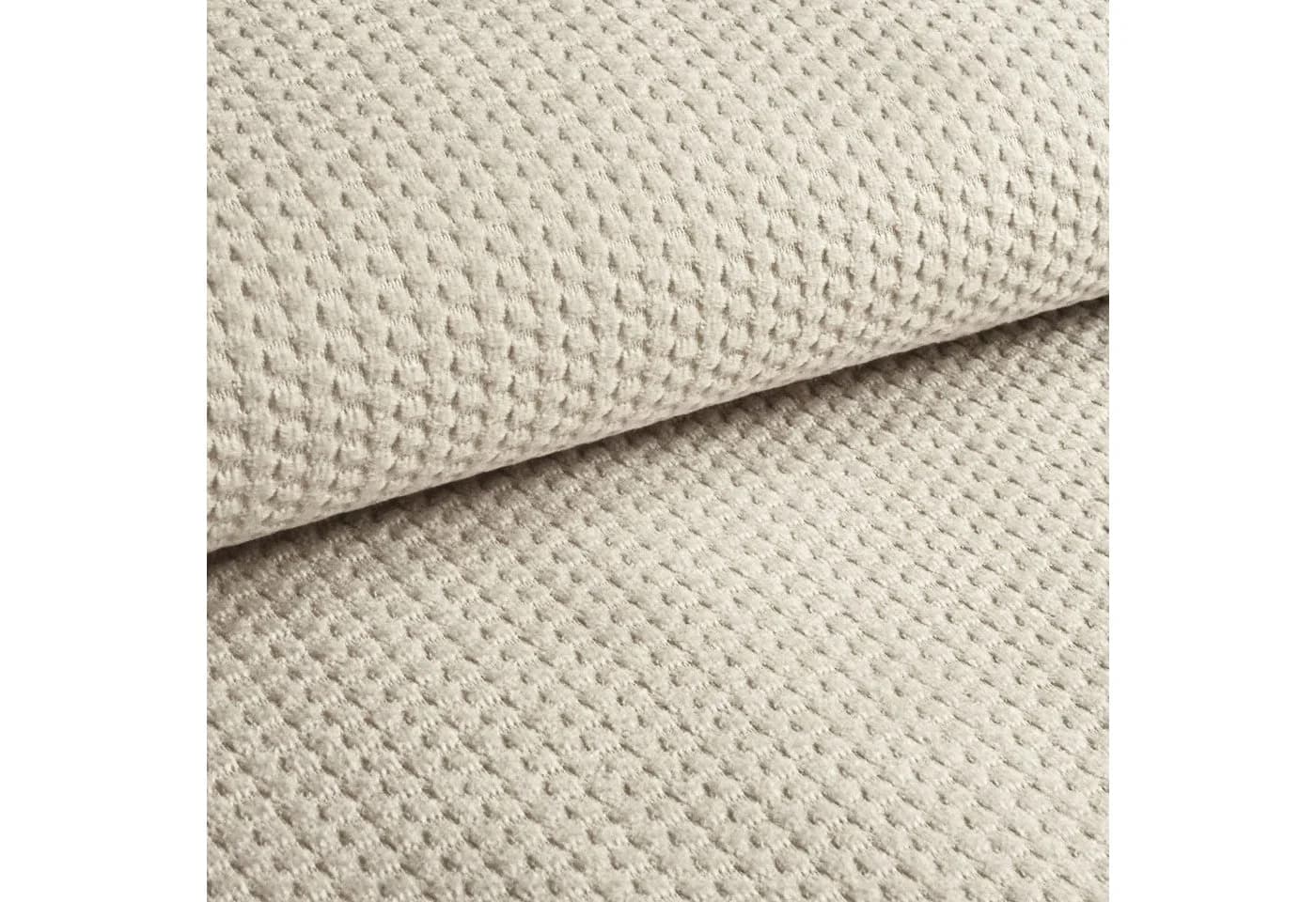 novely® MAKAO Polsterstoff Velours Beige Wabenstruktur Strapazierfähig - Bild 4