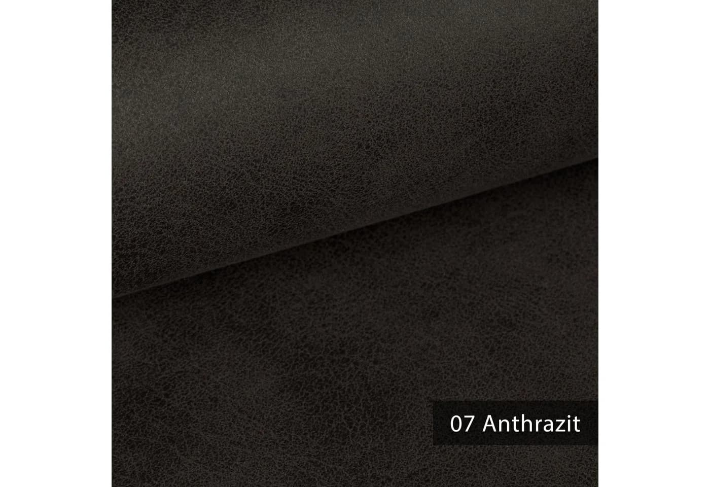 novely® Stoff exquisit ETERNITY Vintage Antiklederoptik Anthrazit