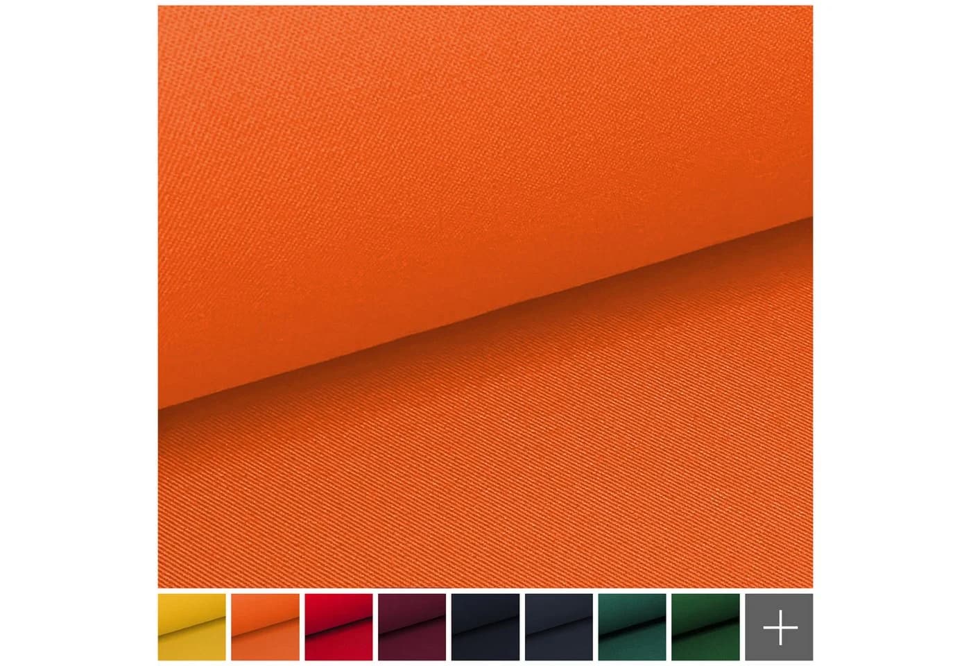 novely® PROVENT Polsterstoff 100% Baumwolle Orange Twill - Bild 3