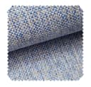 novely® Polsterstoff LARISO Melange Creme Hellblau 100% Polyester Bild 2
