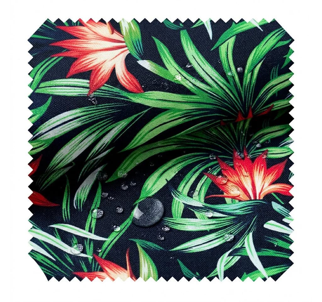 novely® Stoff OXFORD 210D Tropic Blumen Printstoff Outdoor - Bild 2
