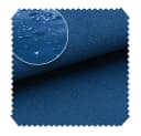 novely® Stoff TRITON Marine Blau Wasserabweisender Microfaser Velours Bild 2