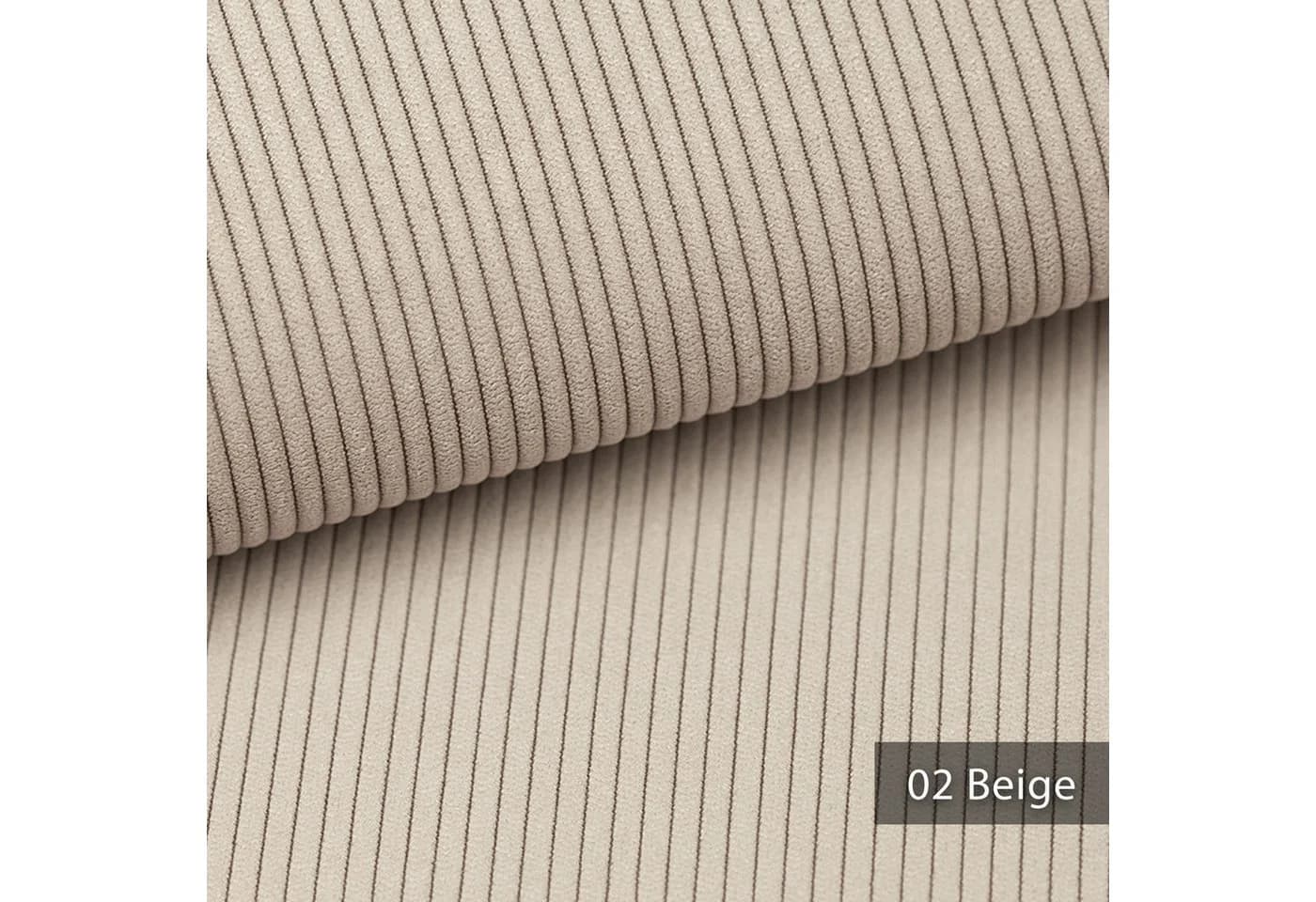 novely® Stoff ONTRE Feincord-Optik Beige