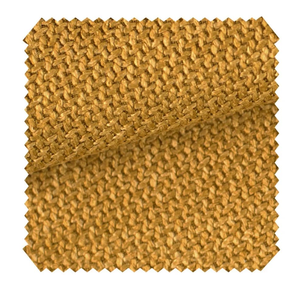 novely® Stoff OTTO Sonnengelb - Robuster Polsterstoff mit Flechtstruktur - Bild 2