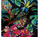 novely® OXFORD 210D Printstoff Tropical Art Night Bunt Wasserabweisend Bild 1