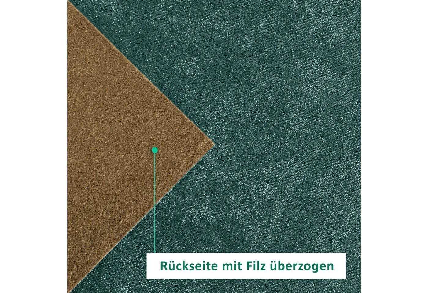 novely® Stoff RINGO Chenille Polsterstoff Grün 142cm Breite - Bild 3