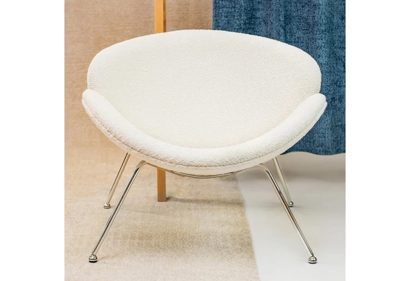 novely® Stoff ABEL - Recycelter Bouclé-Polsterstoff, 90% Recyceltes Polyester, Schwer Entzündbar, Meterware - Bild 3