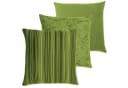 novely® Dekokissen 3er-Set Kuschelweich 40x40 cm Grün Bild 1