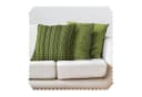 novely® Dekokissen 3er-Set Kuschelweich 40x40 cm Grün Bild 2