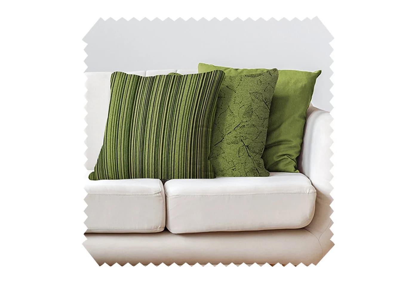 novely® Dekokissen 3er-Set Kuschelweich 40x40 cm Grün - Bild 2